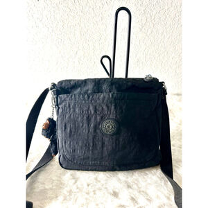 Kipling Women Sebastian Black Crossbody Bag Purse